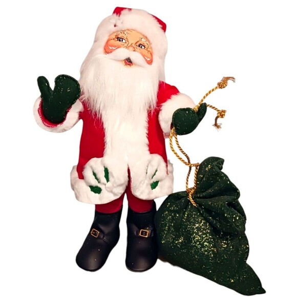 Annalee Other - VTG Annalee Dolls Santa Claus 20" Winterberry Standing Christmas Figure w/ Sack